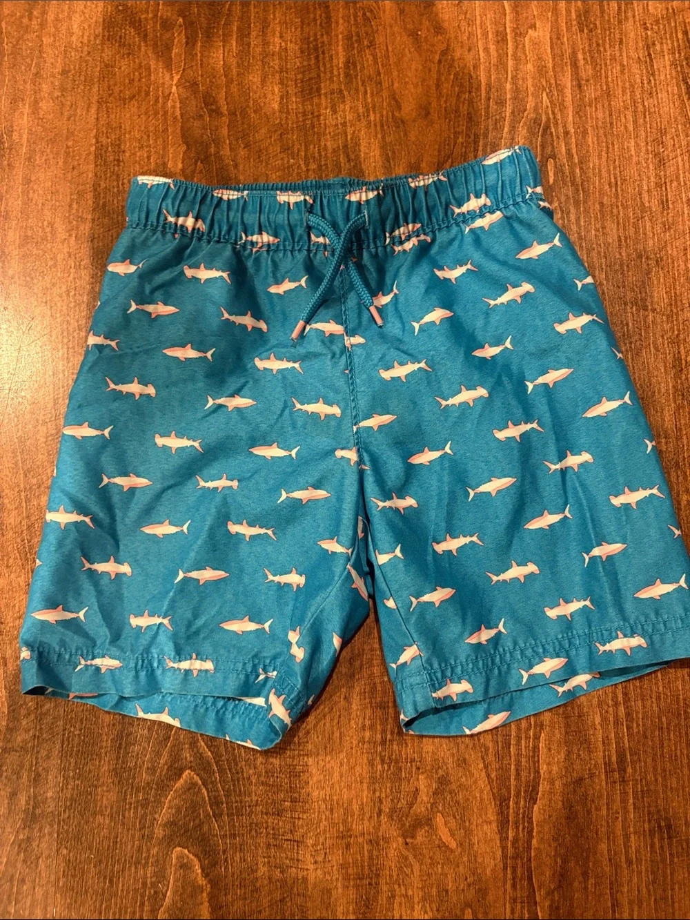 Old Navy Teal Shark Swim Shorts